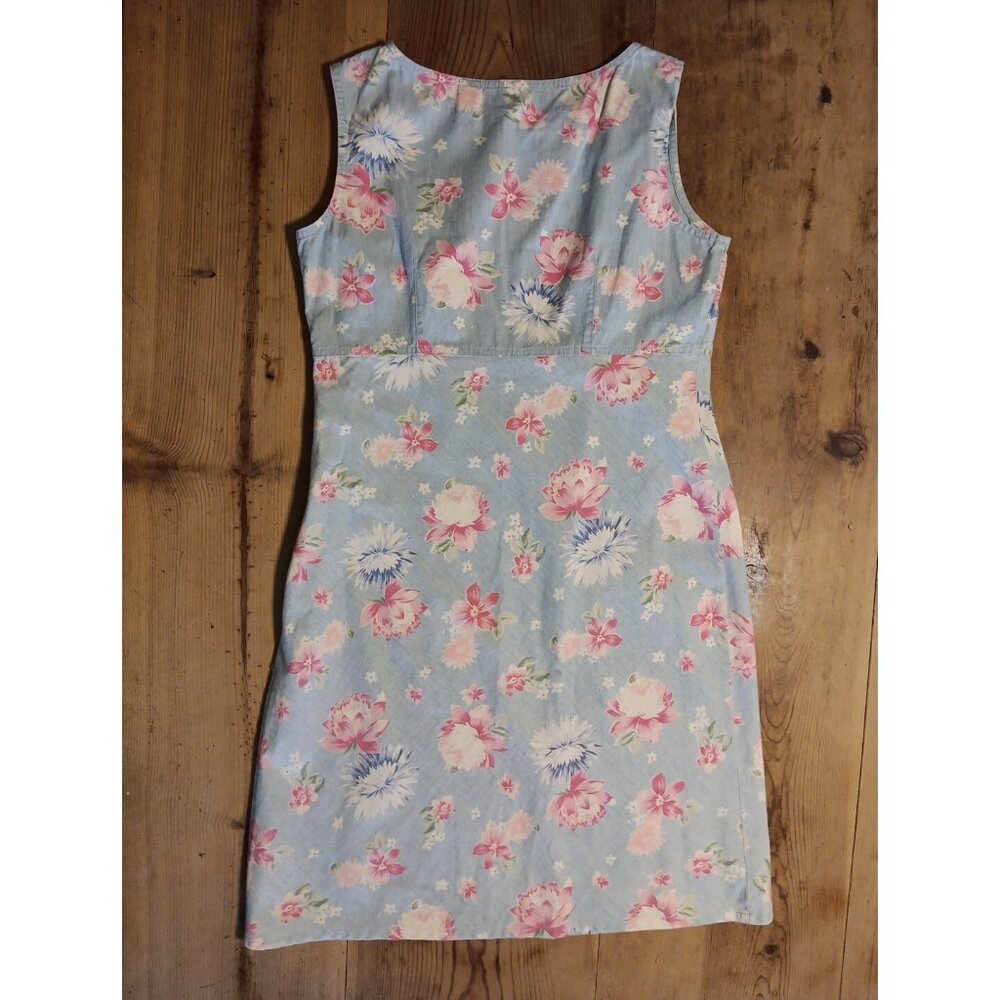 Vtg Liz Wear Claiborne Womens Petite 12 12P Floral Dress Top Set 2 Piece Outfit - Picture 6 of 12